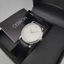 Movado Museum watch with packaging and presentation box