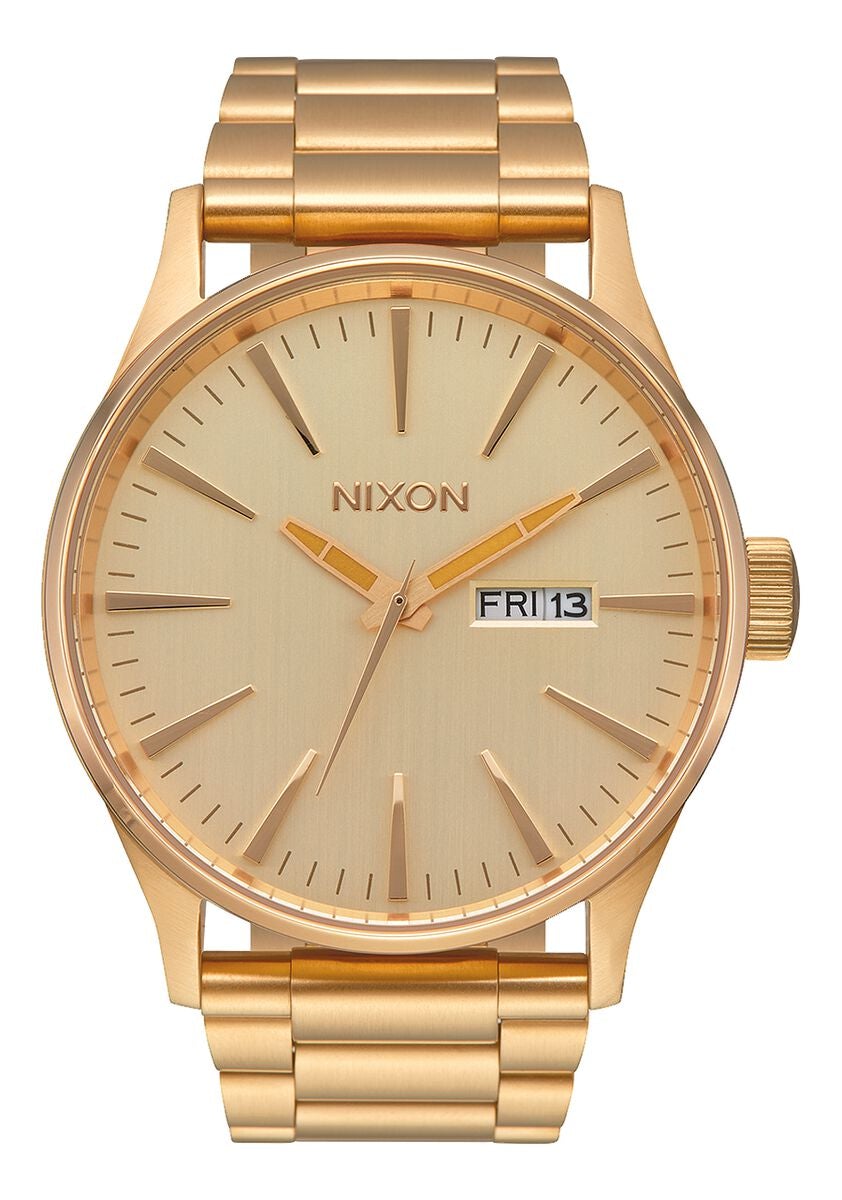 Nixon Sentry All Gold Dial Men's Watch A356-502 - The Watches Men & CO