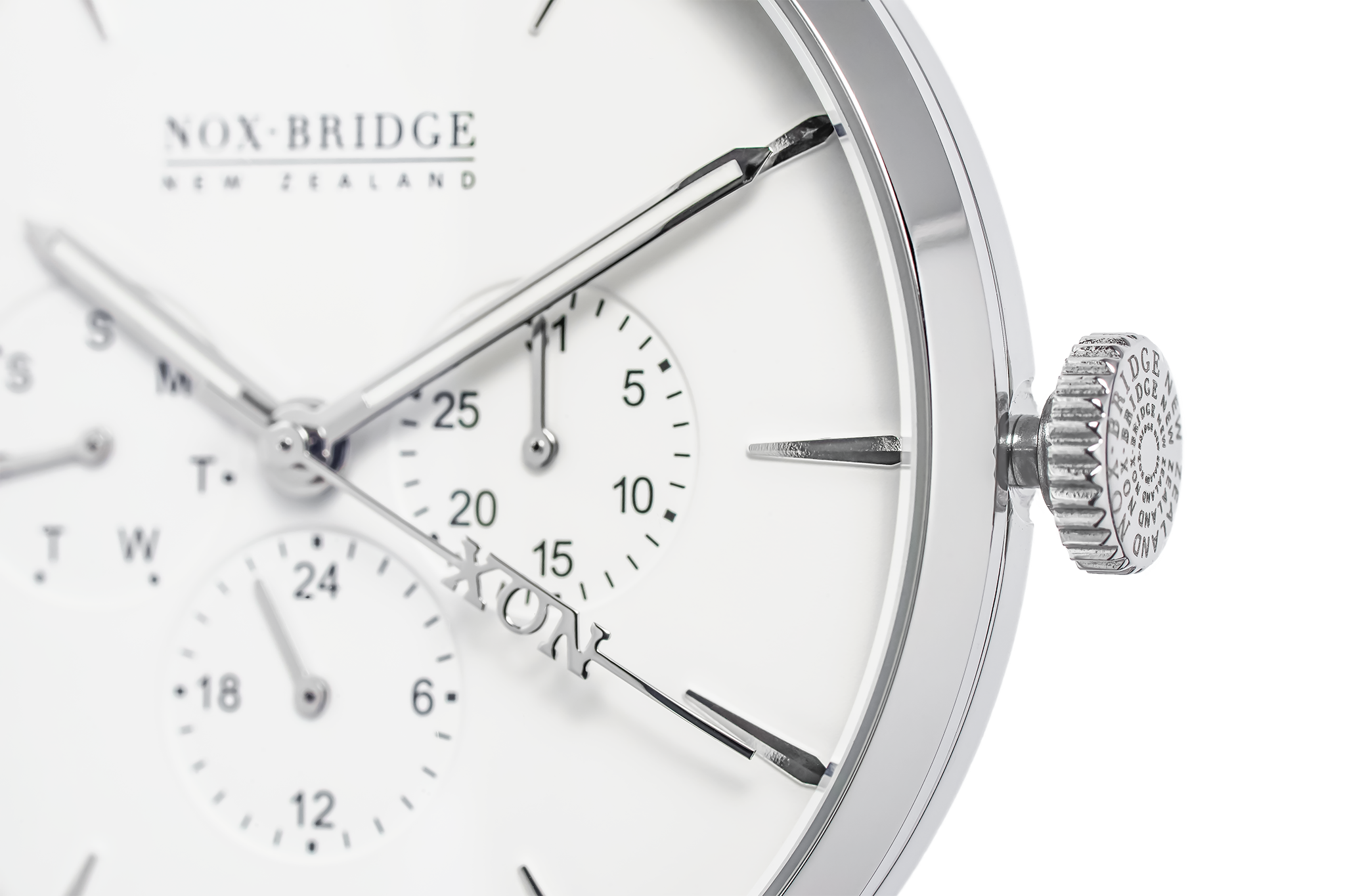 NOX-BRIDGE Classic Capella Silver 36MM CS36 - The Watches Men & CO #2