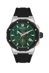Quantum Hunter Men’s Chronograph Watch Black Rubber Strap – HNG1082.371 - Watch