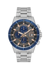 Quantum Men’s Grey Dial Chronograph Watch – HNG1067.360 - Watch