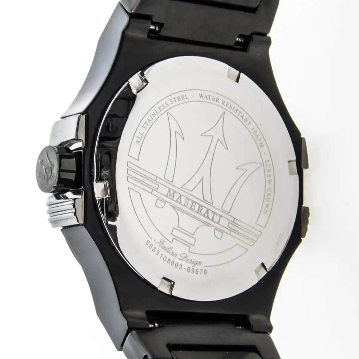 Maserati Potenza Analog Black Dial Men's Watch R8853108003