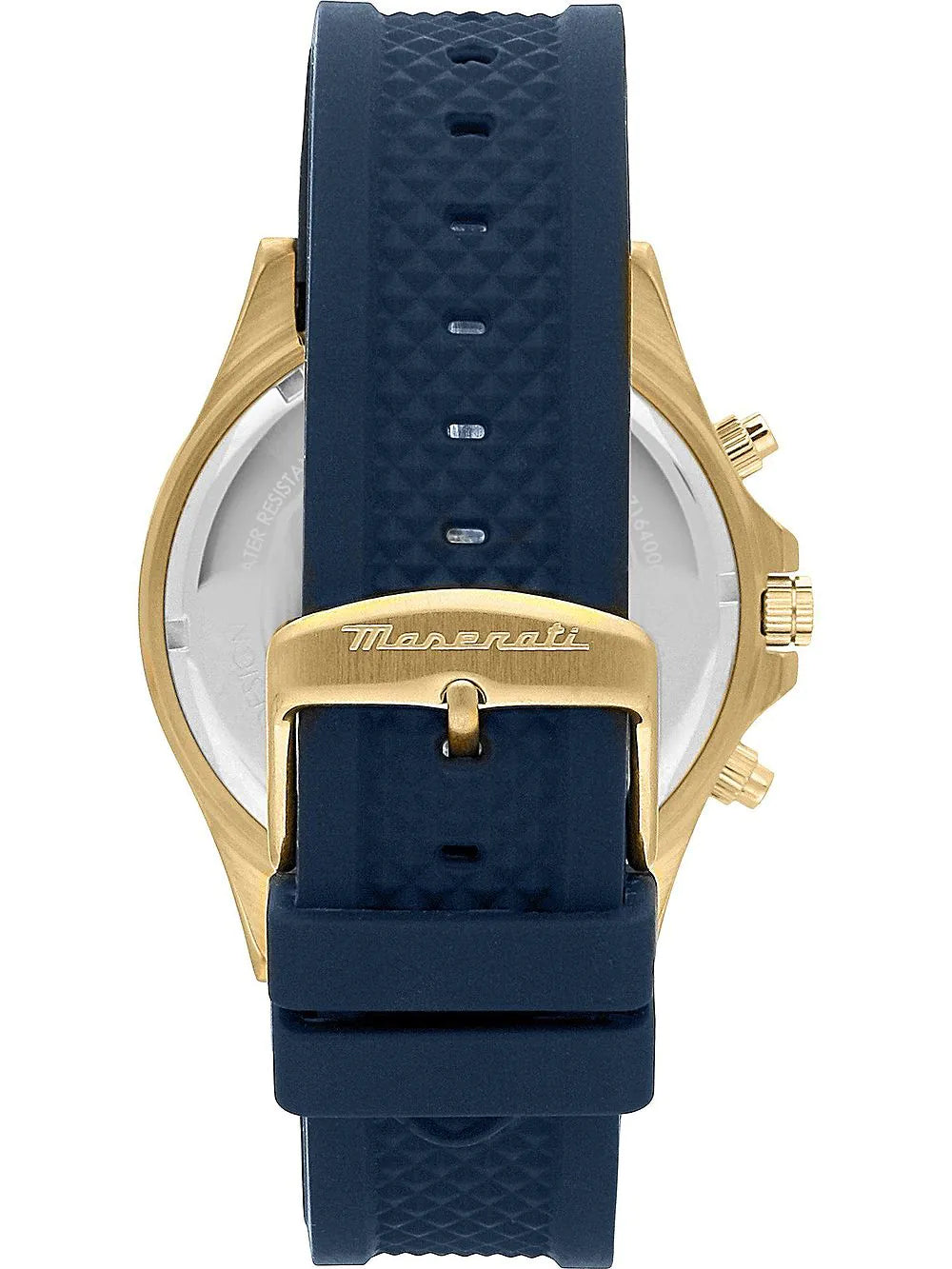 Maserati Sfida Chronograph Black Dial Gold Tone Stainless Steel Watch R8871640004