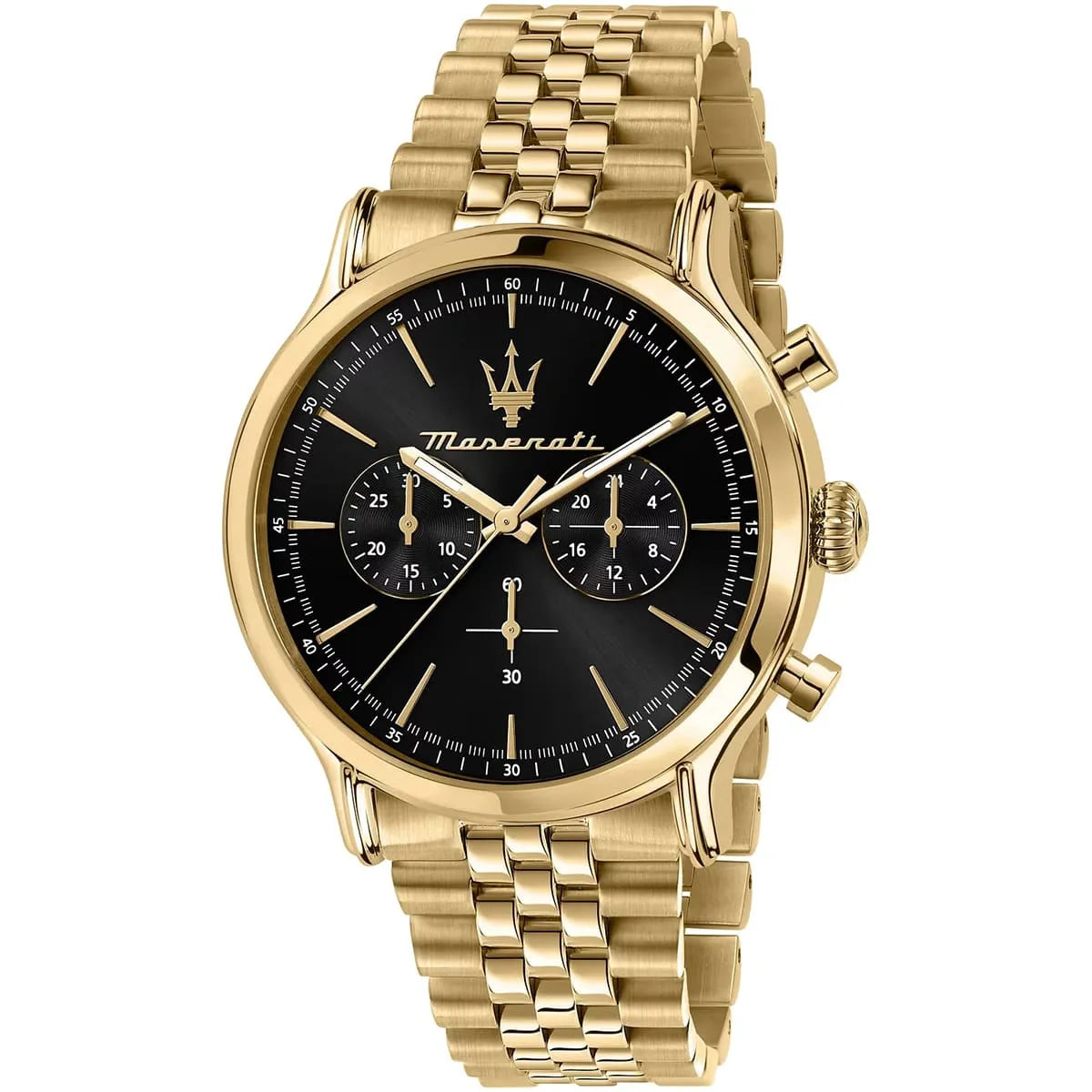 Maserati Epoca Gold Tone Chronograph Black Dial Quartz R8873618023 100M Men's Watch R8873618023 - Image 2