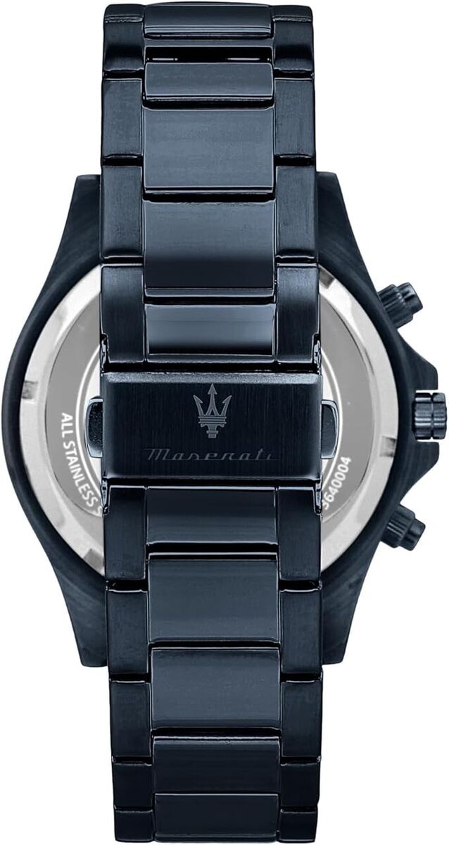 Maserati Sfida SFIDA Chronograph Blue Dial Blue Steel Strap Men's Watch R8873640023