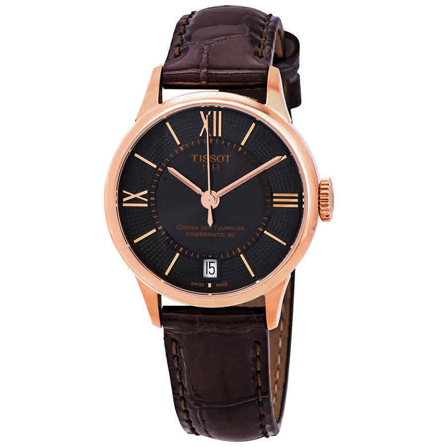 Tissot Chemin des Tourelles Automatic Brown Dial Ladies Watch T099.207.36.448.00 T099.207.36.448.00 - Image 4