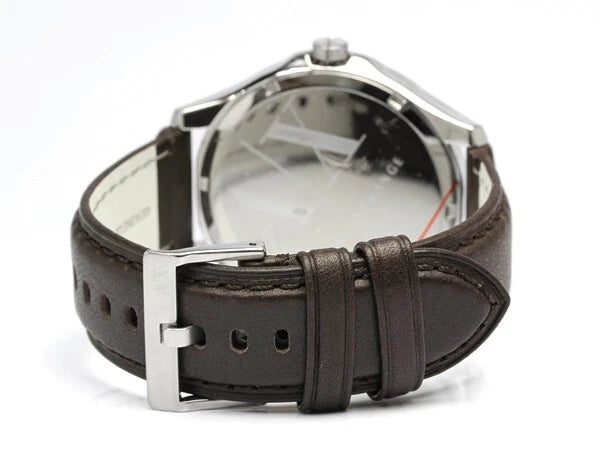 Armani Exchange Whitman Three Hands Leather Date Watch - AX2100