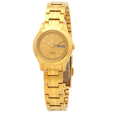 Seiko 5 Automatic Gold Dial Ladies Watch SYME02K1 - The Watches Men & Co