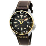 Seiko 5 Sports SKX GMT Automatic Black Dial Men's Watch SSK036 - The Watches Men & Co