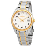 Seiko Core Quartz White Dial Men's Watch SUR460P1 - The Watches Men & Co