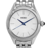 Seiko Discover More Quartz White Dial Ladies Watch SUR537 - The Watches Men & Co #3