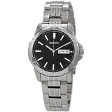 Seiko Essentials Quartz Black Dial Men's Watch SUR355 - The Watches Men & Co