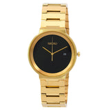 Seiko Essentials Quartz Black Dial Men's Watch SUR488 - The Watches Men & Co