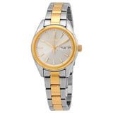 Seiko Neo Classic Quartz Gold Dial Two-tone Ladies Watch SUR354P1 - The Watches Men & Co
