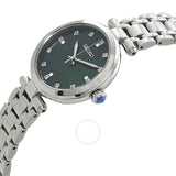 Seiko Quartz Diamond Green Dial Ladies Watch SRZ535P1 - The Watches Men & Co #2