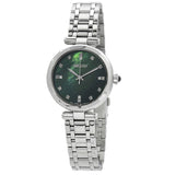 Seiko Quartz Diamond Green Dial Ladies Watch SRZ535P1 - The Watches Men & Co