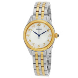 Seiko Quartz Silver Dial Two-Tone Ladies Watch SUR380P1 - The Watches Men & Co