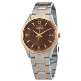Seiko Sapphire Quartz Brown Dial Men's Watch SUR470P1 - The Watches Men & Co