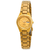 Seiko Series 5 Automatic Gold Dial Ladies Watch SYMC18 - The Watches Men & Co