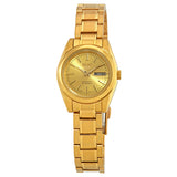 Seiko Series 5 Automatic Gold Dial Ladies Watch SYMK20 - The Watches Men & Co