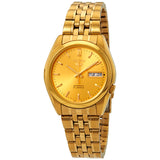 Seiko Series 5 Automatic Gold Dial Men's Watch SNK366 - The Watches Men & Co