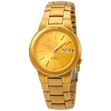 Seiko Series 5 Automatic Gold Dial Men's Watch SNKA10 - The Watches Men & Co