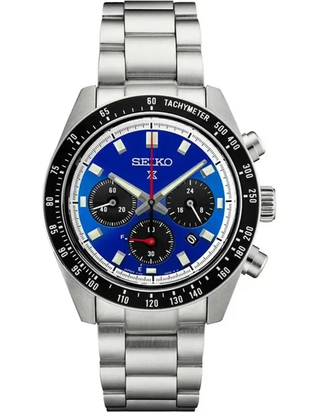Seiko Prospex Speedtimer Solar Chronograph Silver Watch SSC931