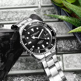 Stuhrling Original Aquadiver Automatic Black Dial Men's Watch M13543 - The Watches Men & Co #3