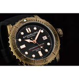 Stuhrling Original Aquadiver Automatic Black Dial Men's Watch M16759#M16759 - The Watches Men & Co #6