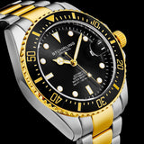 Stuhrling Original Aquadiver Automatic Black Dial Men's Watch M18255 - The Watches Men & Co #3