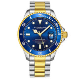 Stuhrling Original Aquadiver Automatic Blue Dial Men's Watch M13515 - The Watches Men & Co