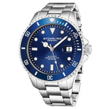 Stuhrling Original Aquadiver Automatic Blue Dial Men's Watch M13544 - The Watches Men & Co