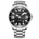 Stuhrling Original Aquadiver Black Dial Men's Watch M15266 - The Watches Men & Co