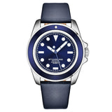 Stuhrling Original Aquadiver Quartz Blue Dial Men's Watch M17202 - The Watches Men & Co