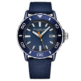 Stuhrling Original Aquadiver Quartz Blue Dial Men's Watch M18251 - The Watches Men & Co