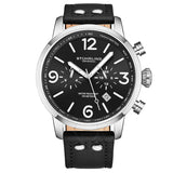 Stuhrling Original Aviator Quartz Black Dial Men's Watch M13649 - The Watches Men & Co