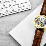 Stuhrling Original Legacy Automatic Gold Dial Men's Watch M13527#M13527 - The Watches Men & Co #6