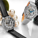 Stuhrling Original Legacy Automatic Silver Dial Ladies Watch M13611 - The Watches Men & Co #3