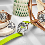 Stuhrling Original Legacy Automatic Silver Dial Ladies Watch M13635 - The Watches Men & Co #3