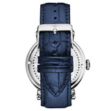 Stuhrling Original Legacy Chronograph Automatic Blue Dial Men's Watch M18229 - The Watches Men & Co #2