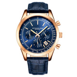 Stuhrling Original Monaco Quartz Blue Dial Men's Watch M13655 - The Watches Men & Co