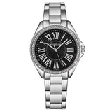 Stuhrling Original Symphony Quartz Black Dial Ladies Watch M17191 - The Watches Men & Co