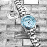 Stuhrling Original Vogue Quartz Blue Dial Ladies Watch M13658 - The Watches Men & Co #4