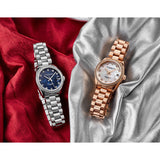 Stuhrling Original Vogue Silver-tone Dial Ladies Watch M15947#M15947 - The Watches Men & Co #6