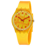 Swatch Coeur De Mangue Quartz Orange Mango Dial Unisex Watch GO119 - The Watches Men & Co