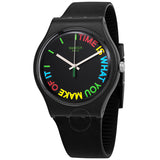 Swatch FREETID Quartz Black Dial Unisex Watch SO29B103 - The Watches Men & Co