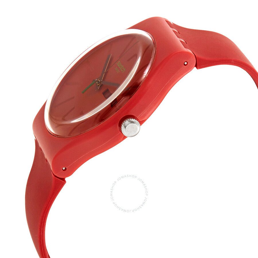 Swatch REDVREMYA Quartz Red Dial Men's Watch SO29R700 - The Watches Men & Co #2