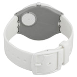Swatch Skinpure White Silicone Rubber Watch SVOW100 - The Watches Men & Co #3