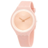 Swatch Skinskin Quartz Pink Dial Ladies Watch SVUT100 - The Watches Men & Co
