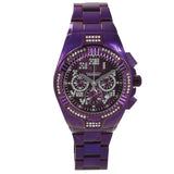 Technomarine Cruise Chronograph Quartz Crystal Purple Dial Men's Watch TM-121231 - The Watches Men & Co